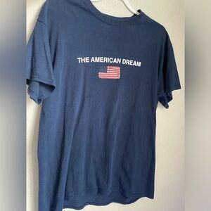 Navy oversized TSHIRT “American dream logo”